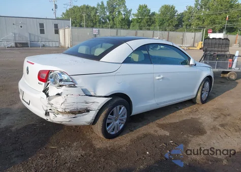 2007 Volkswagen Eos 2.0T from USA, damaged, VIN WVWBA71F97V041922